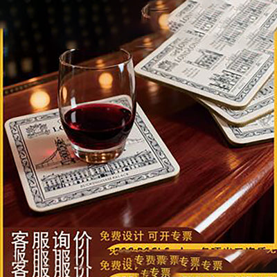 Thick Cork MDF Coaster - Absorbent Heat-Resistant Drink Mat