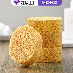 家用天然木浆棉厨房专用加厚海绵吸水刷锅盘去污强不沾油洗碗神器