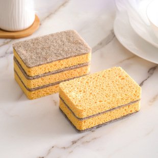 Natural Sisal & Wood Pulp Kitchen Sponge