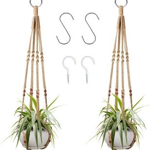 Cotton Rope Plant Hanger with Hook